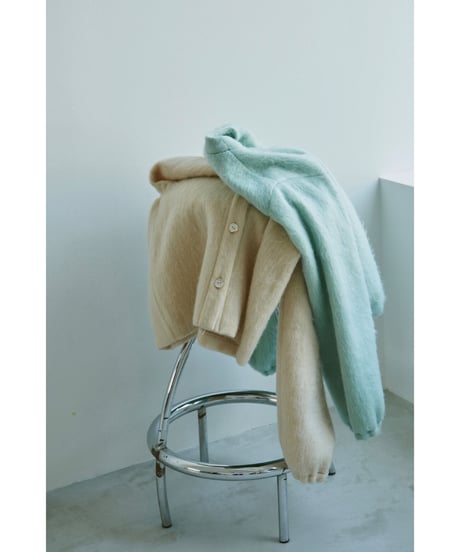 WOOL SHAGGY CARDIGAN