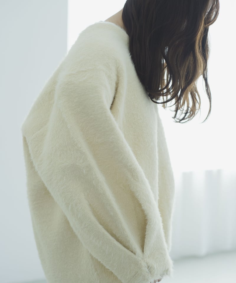 Le.ema mohair touch relax cardigan 【3日以内出荷】 | L...