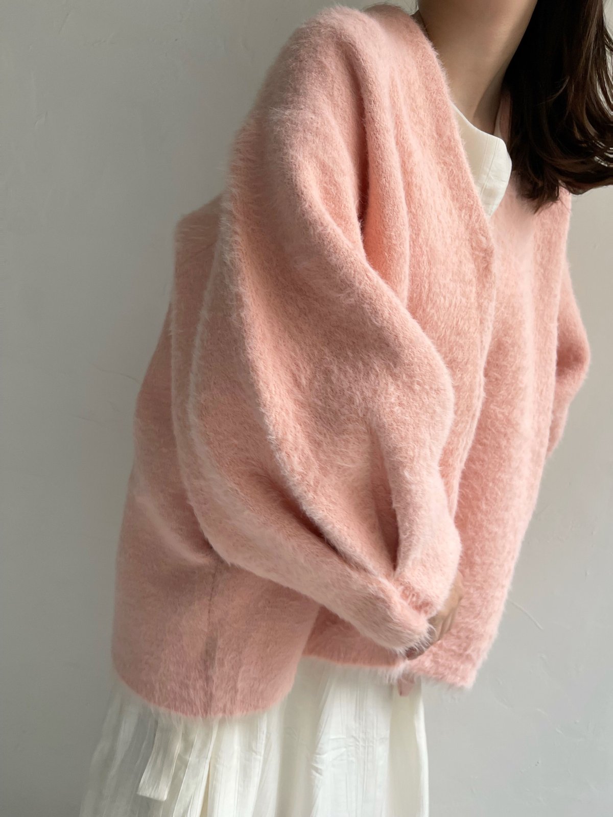 le.ema ルエマ mohair touch buttoncardigan le.ema ルエマ mohair touch buttoncardigan