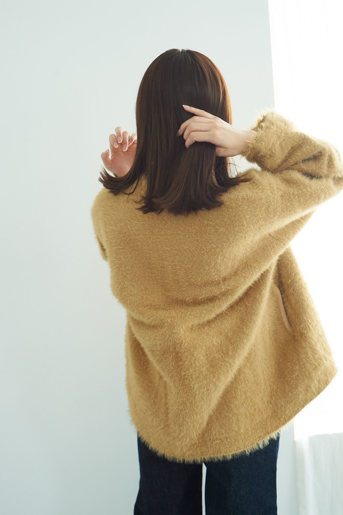 Le.ema original mohair touch relax cardigan