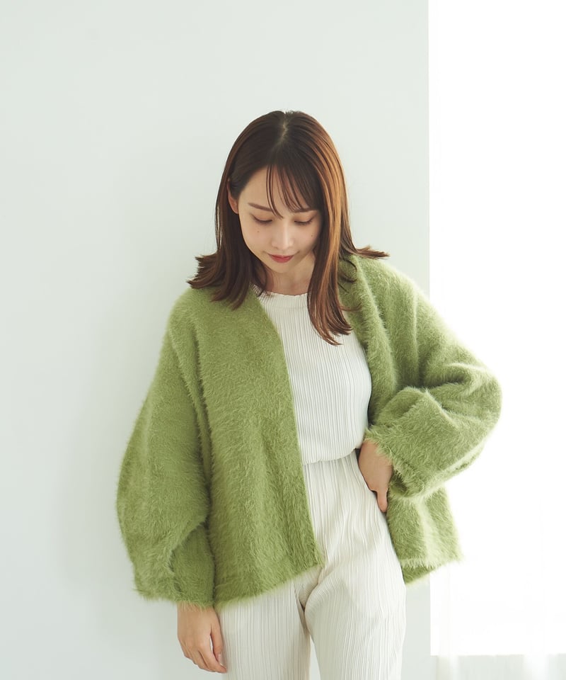 Le.ema original mohair touch relax cardigan | L...