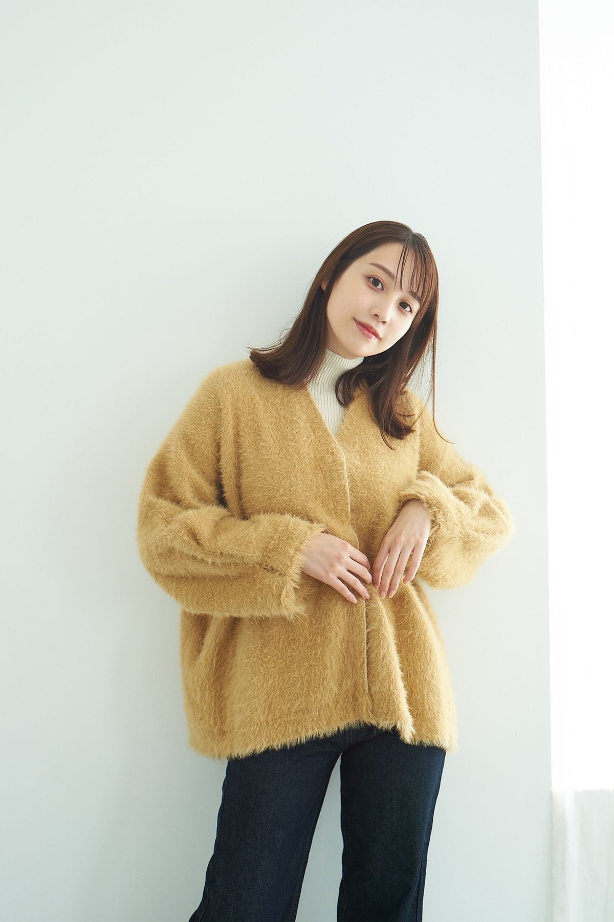 Le.ema original mohair touch relax cardigan | L...