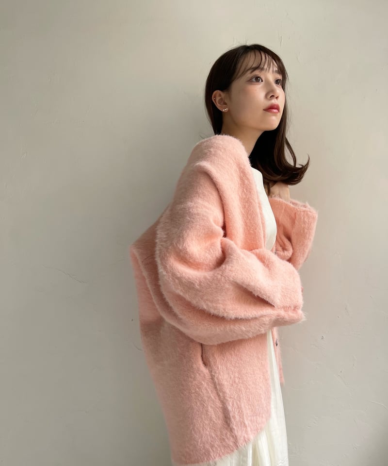 Le.ema mohair touch relax cardigan