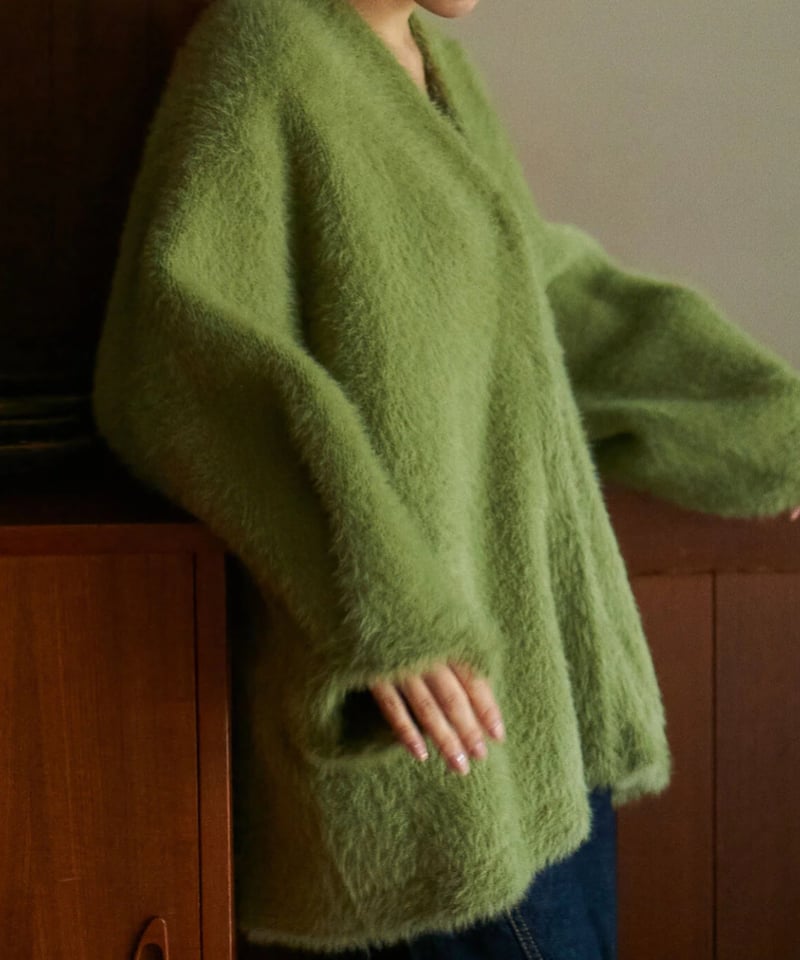 Le.ema original mohair touch relax cardigan | L Le.ema original mohair touch relax cardigan | L