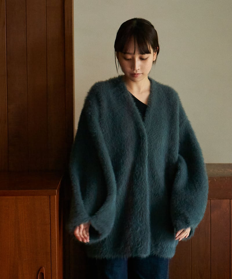 Le.ema mohair touch relax cardigan