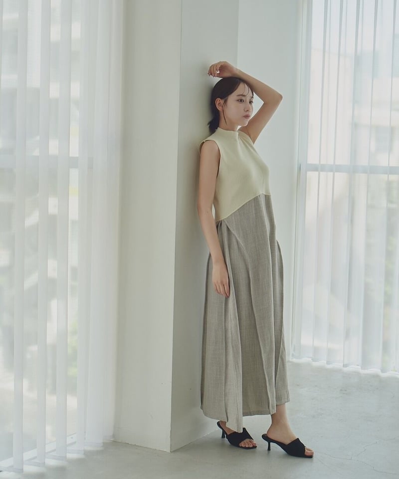 nosleeve combination dress【le.ema-001ss】 | Le.ema