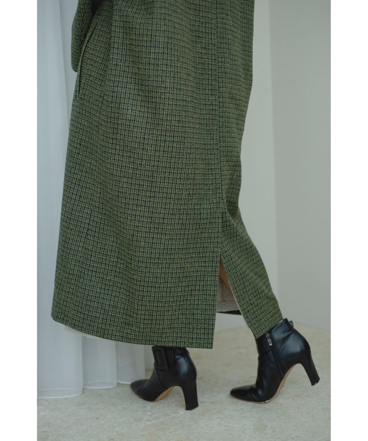 check over coat green 【le.ema-005aw】