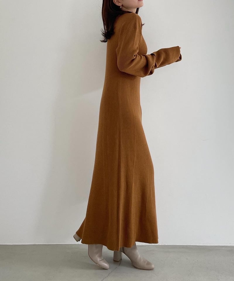 long cuffs knit dress | Le.ema