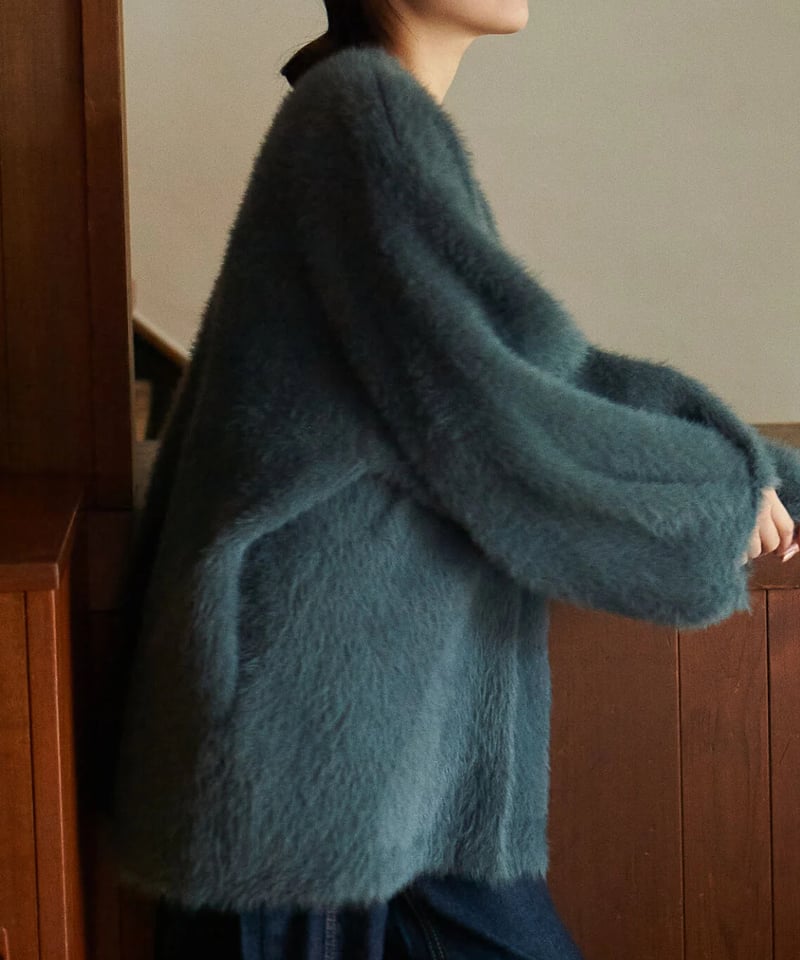 Le.ema original mohair touch relax cardigan | L Le.ema original mohair touch relax cardigan | L