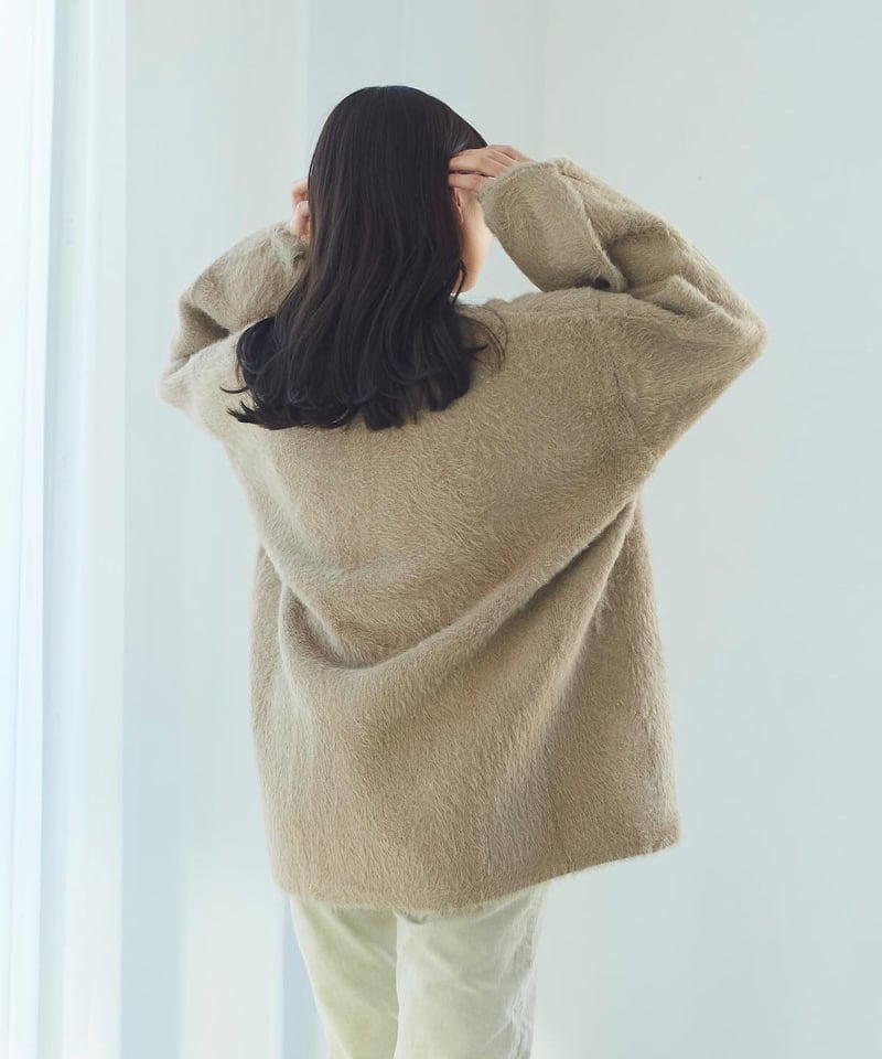 Le.ema unisex mohair touch relax cardigan | Le.ema