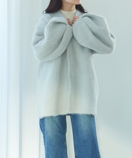 Le.ema unisex mohair touch relax cardigan