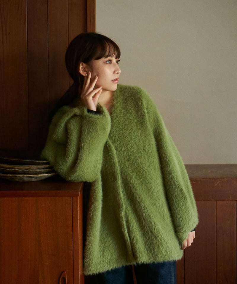 Le.ema original mohair touch relax cardigan | L...