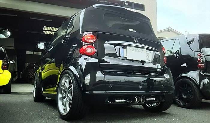 スマート451 ブラバス用 社外スポーツマフラーPeformanceExhaust Euro4