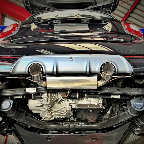 スマート453フォーツー ブラバスエクスクルーシブ用 社外スポーツマフラー PeformanceExhaust