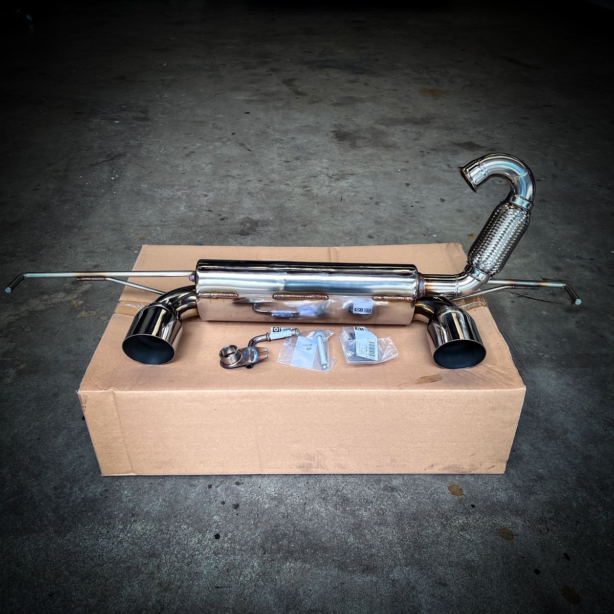 スマート453 ブラバスエクスクルーシブ用 社外スポーツマフラー