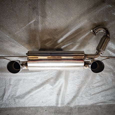 スマート453フォーツー ブラバスエクスクルーシブ用 社外スポーツマフラー PeformanceExhaust