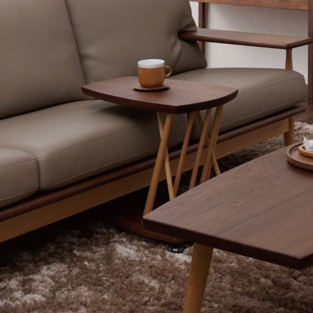 CIVIL リビングテーブル 1200 オーク KASHIWA しずく型