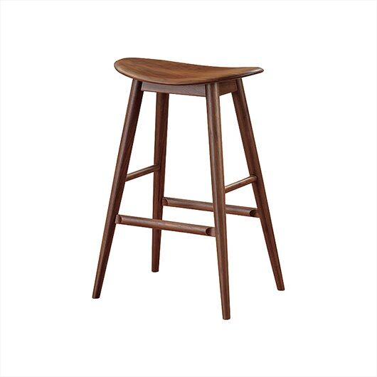 KASHIWA/カシワ ハイスツール(板座)EC19W ウォールナット KASHIWA/カシワ ハイスツール(板座)EC19W ウォールナット