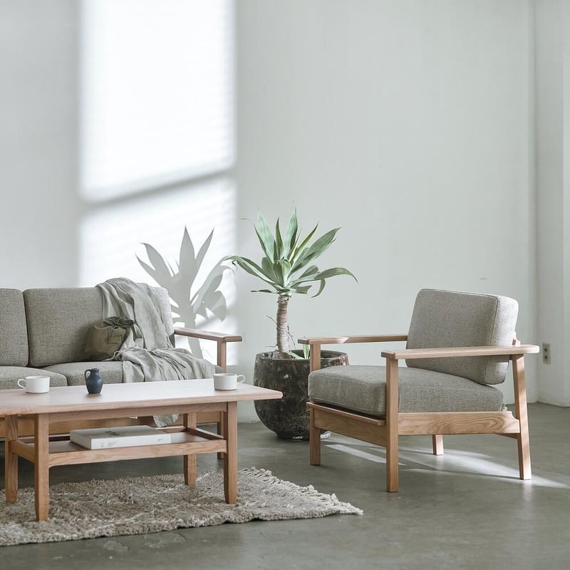 シーヴ SIEVEグレー 1人掛けソファ 【公式通販】