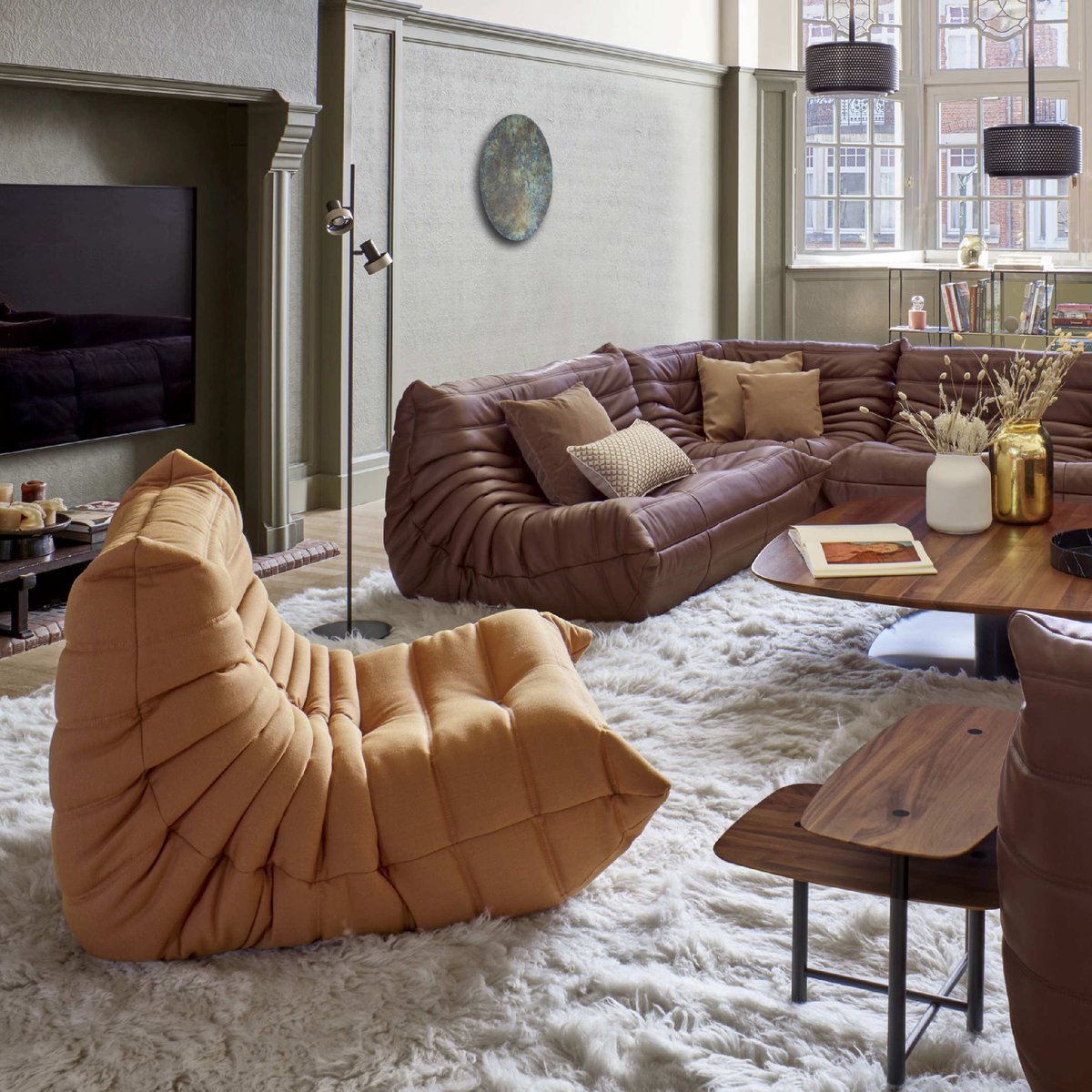 ligneroset/リーンロゼ 2人掛けソファ Rosettogo/ロゼトーゴ 【I-Jラン