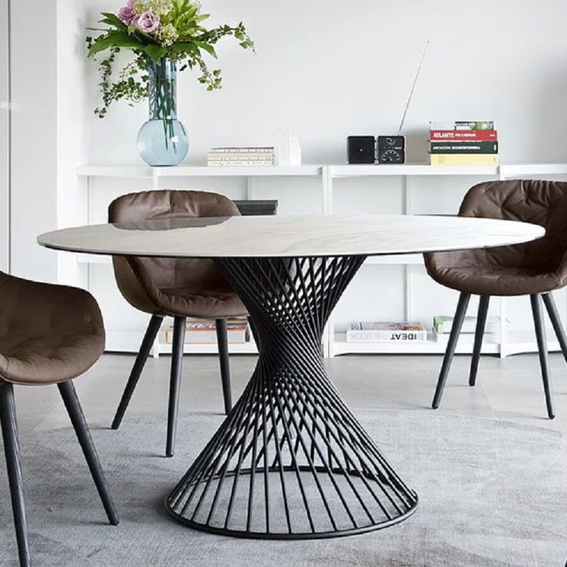 期間限定30%OFF! calligaris/カリガリス VORTEX 円形ダイニングテーブル ダイニングテーブル