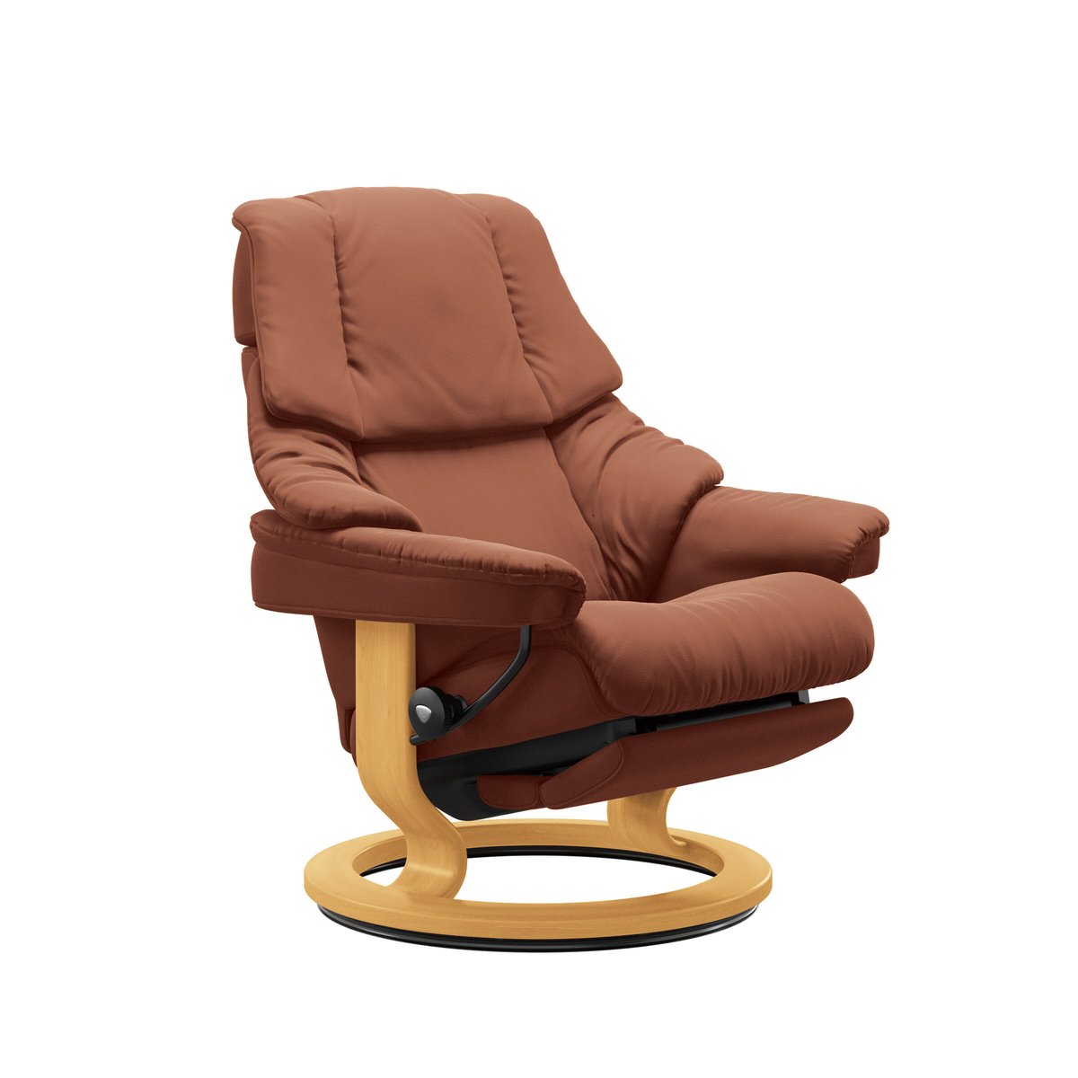 Stressless/ストレスレス レノ パワーレッグ＆バック コッパー/オーク