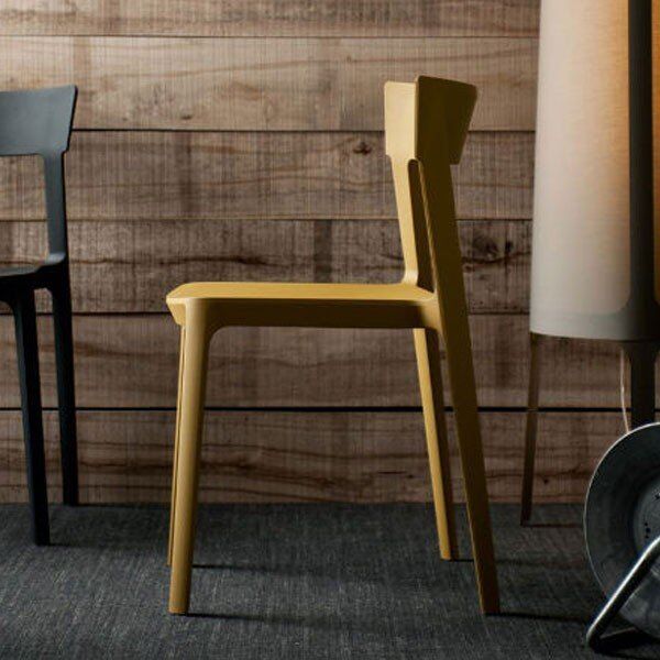 ほしいも【2脚セット】カリガリス　calligaris スキン 2脚セット】 calligaris SKINスキン グレー.