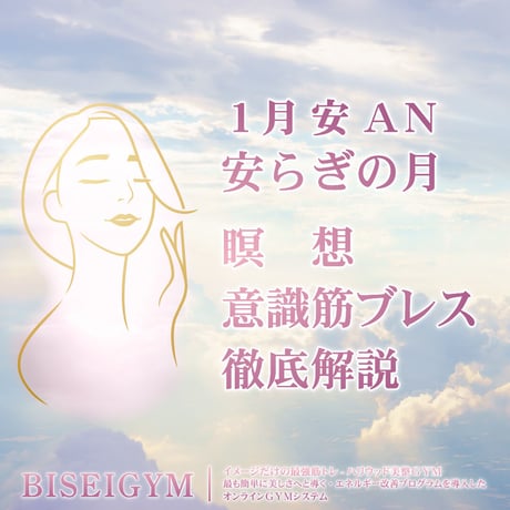 【１月の美のミッション安 ＡＮ】（銀行振込＆メールでご案内版）