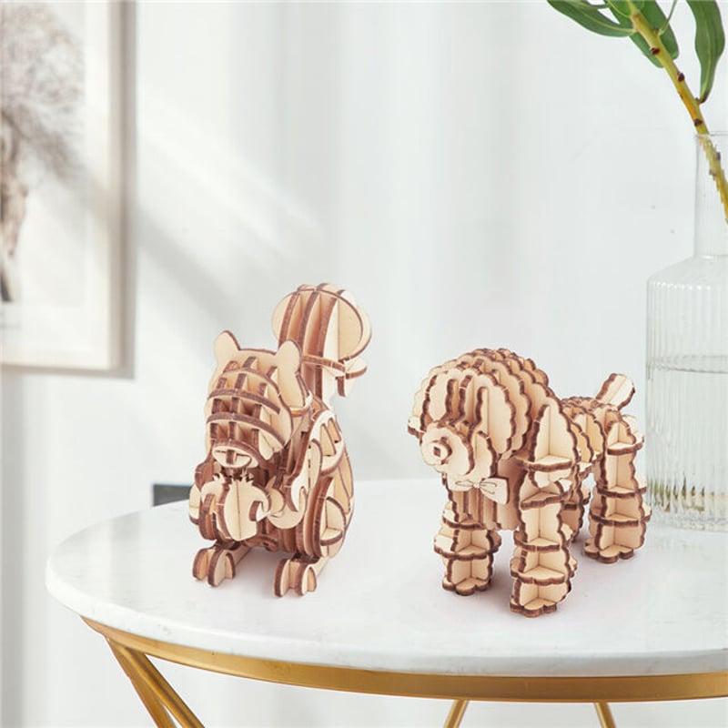 Magife】 どうぶつ木組みパズル全12種 | Atelier 3156