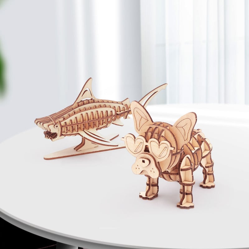 動物パズル組み木 動物パズル 木のおもちゃ杢・MOKU