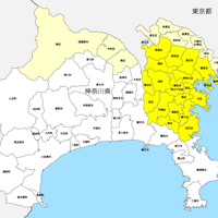 神奈川県 市区町村別 白地図 PDFデータ