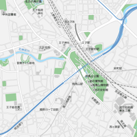 東京 王子・飛鳥山 マップ PDFデータ