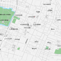 山形 山形駅周辺 ベクター地図データ(eps) 日本語