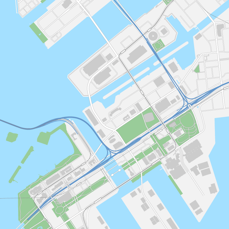 お台場合衆国　マップ バス停通過のお知らせ - kmモビリティサービスからのお知らせ