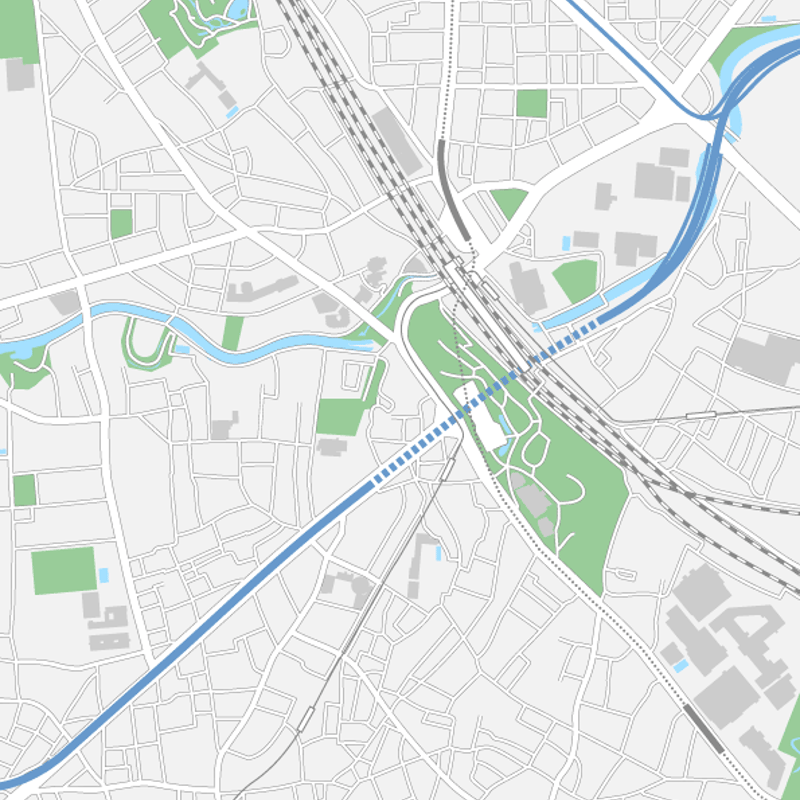東京 王子・飛鳥山 マップ PDFデータ | 地図素材をダウンロードにて