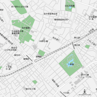 東京 巣鴨・駒込 ベクター地図データ(eps) 日本語