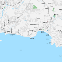神奈川 江ノ電・鎌倉・逗子 ベクター地図データ(eps) 日本語