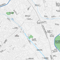 東京 恵比寿・代官山・中目黒 ベクター地図データ(eps) 日本語/英語 並記版