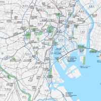 東京 広域 ベクター地図データ(eps) 日本語/英語 並記版