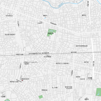 東京 阿佐ヶ谷・高円寺 ベクター地図データ(eps) 日本語