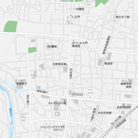 長野 長野駅周辺 ベクター地図データ(eps) 日本語
