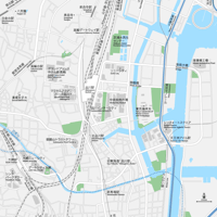 東京 品川 ベクター地図データ(eps) 日本語/英語 並記版