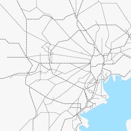 東京都 鉄道路線図 PDFデータ