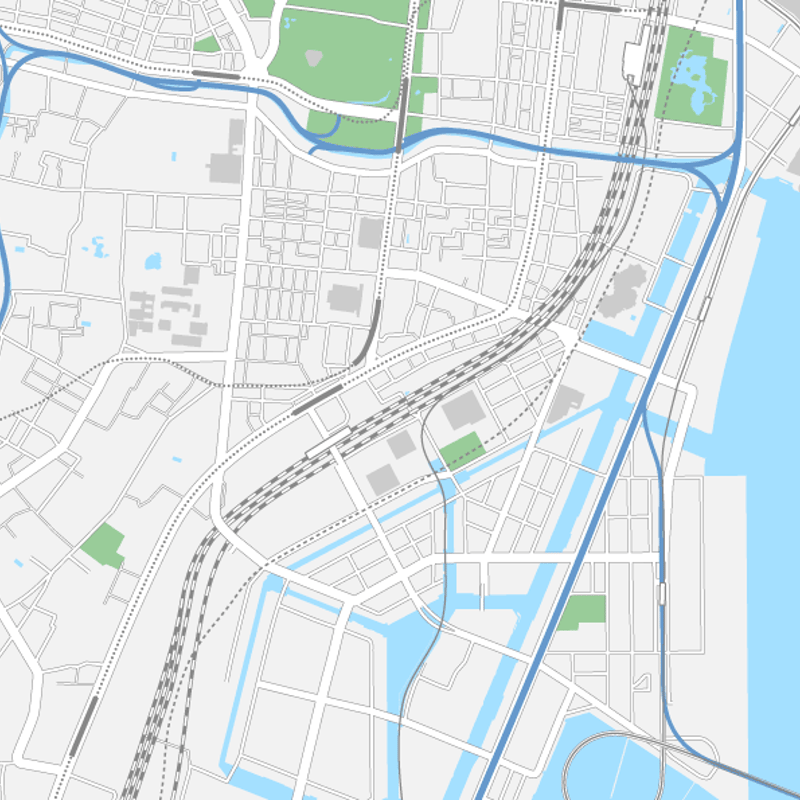 東京 田町・三田・芝浦マップ PDFデータ | 地図素材を