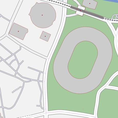 東京 神宮外苑 ベクター地図データ(eps) 日本語