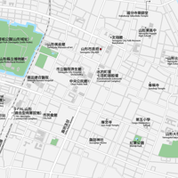 山形 山形駅周辺 ベクター地図データ(eps)  中国語（繁体字）/ 英語 並記版