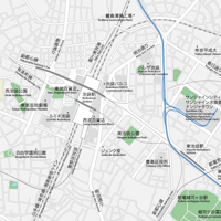 東京 池袋 ベクター地図データ(eps) 日本語/英語 並記版