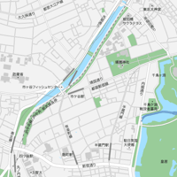 東京 飯田橋・市ヶ谷・四ツ谷 ベクター地図データ(eps) 日本語