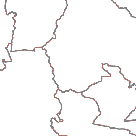 茨城県 市区町村別 白地図データ（eps）