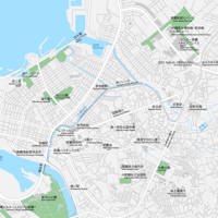 沖縄 那覇 ベクター地図データ(eps) 日本語/英語 並記版